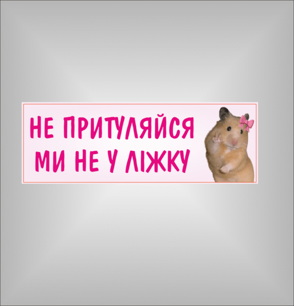 Магнітна наліпка на авто .