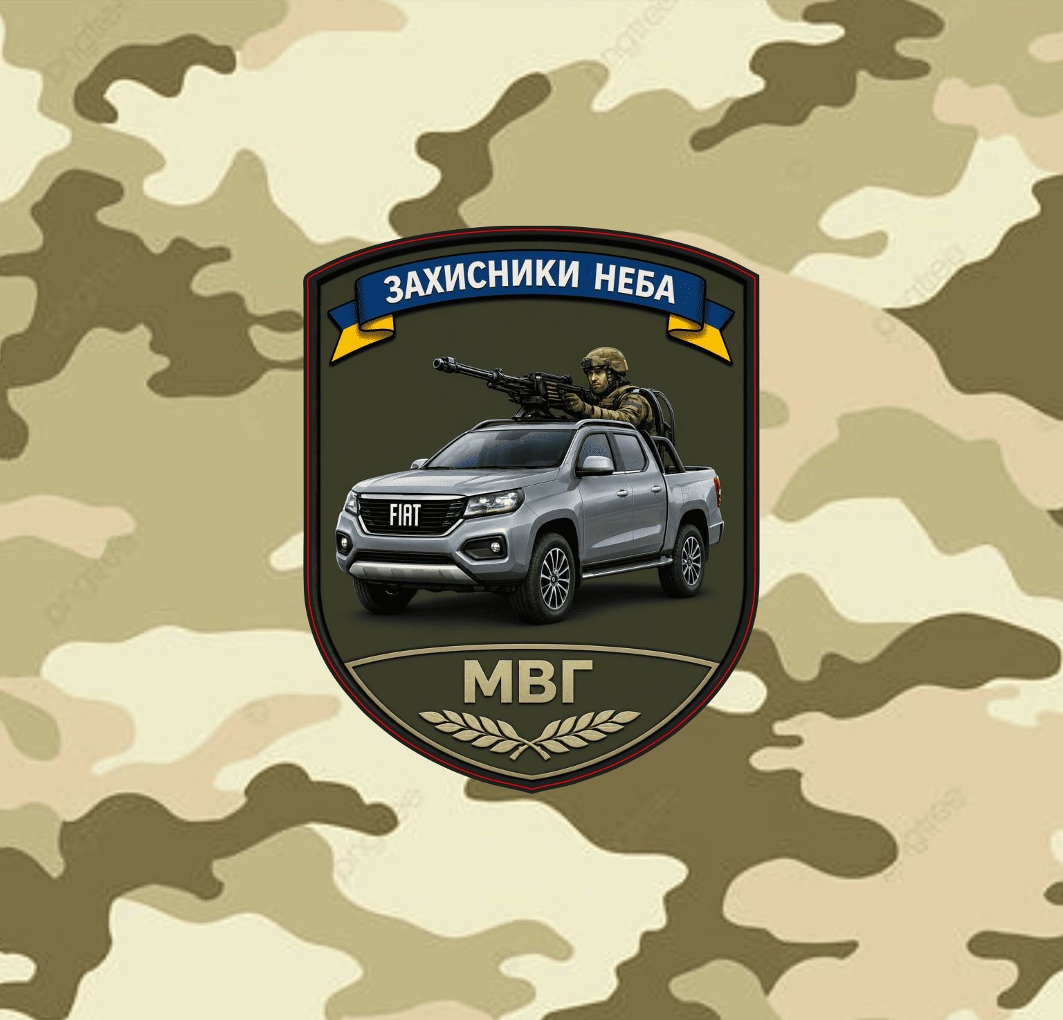 Магнітна наліпка – Захисники неба.МВГ